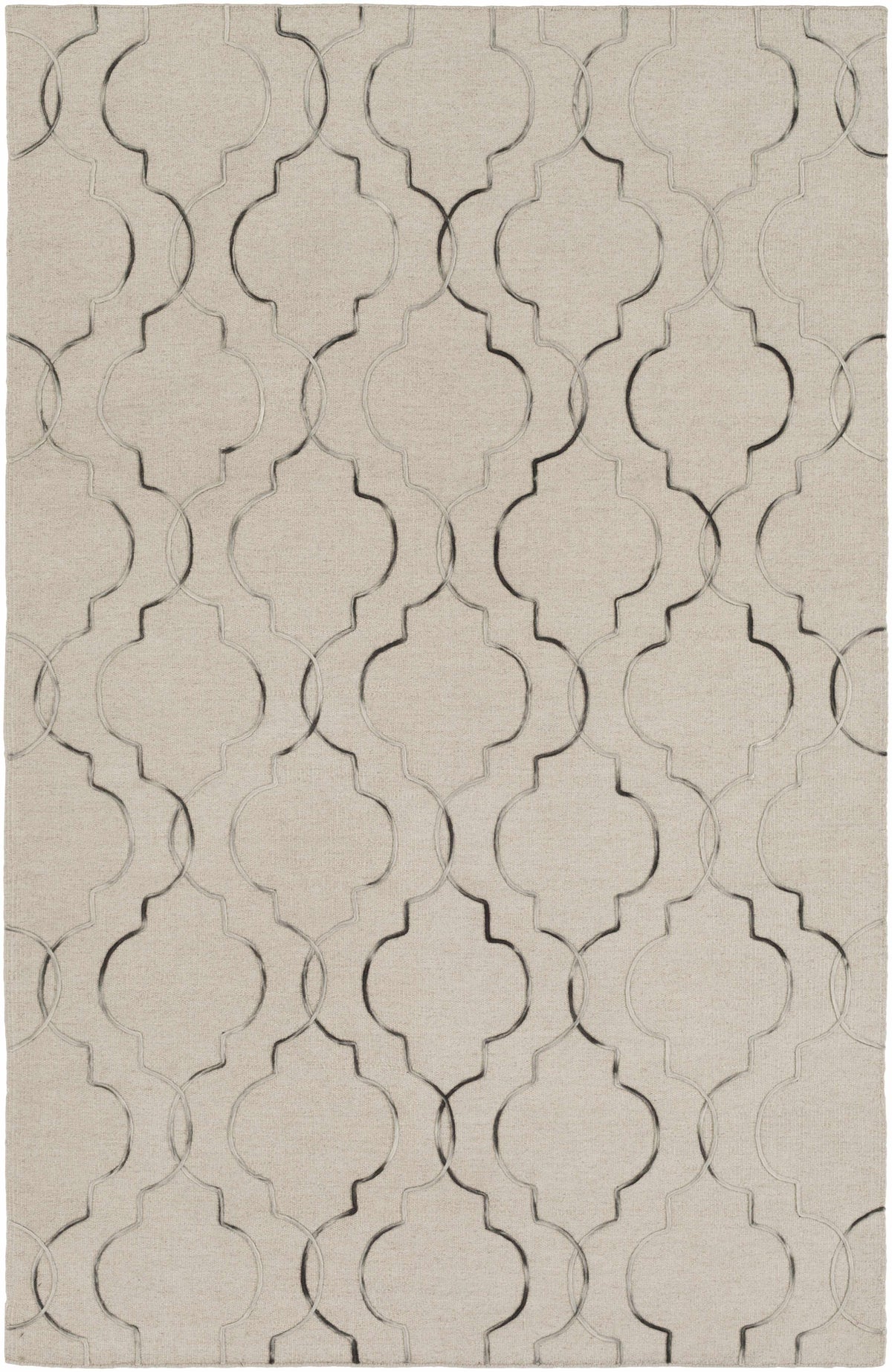 Taupe Hand Woven 100% Wool Global Rectangle Handmade rug, Indoor use only, no fringe, non-washable. runner also available