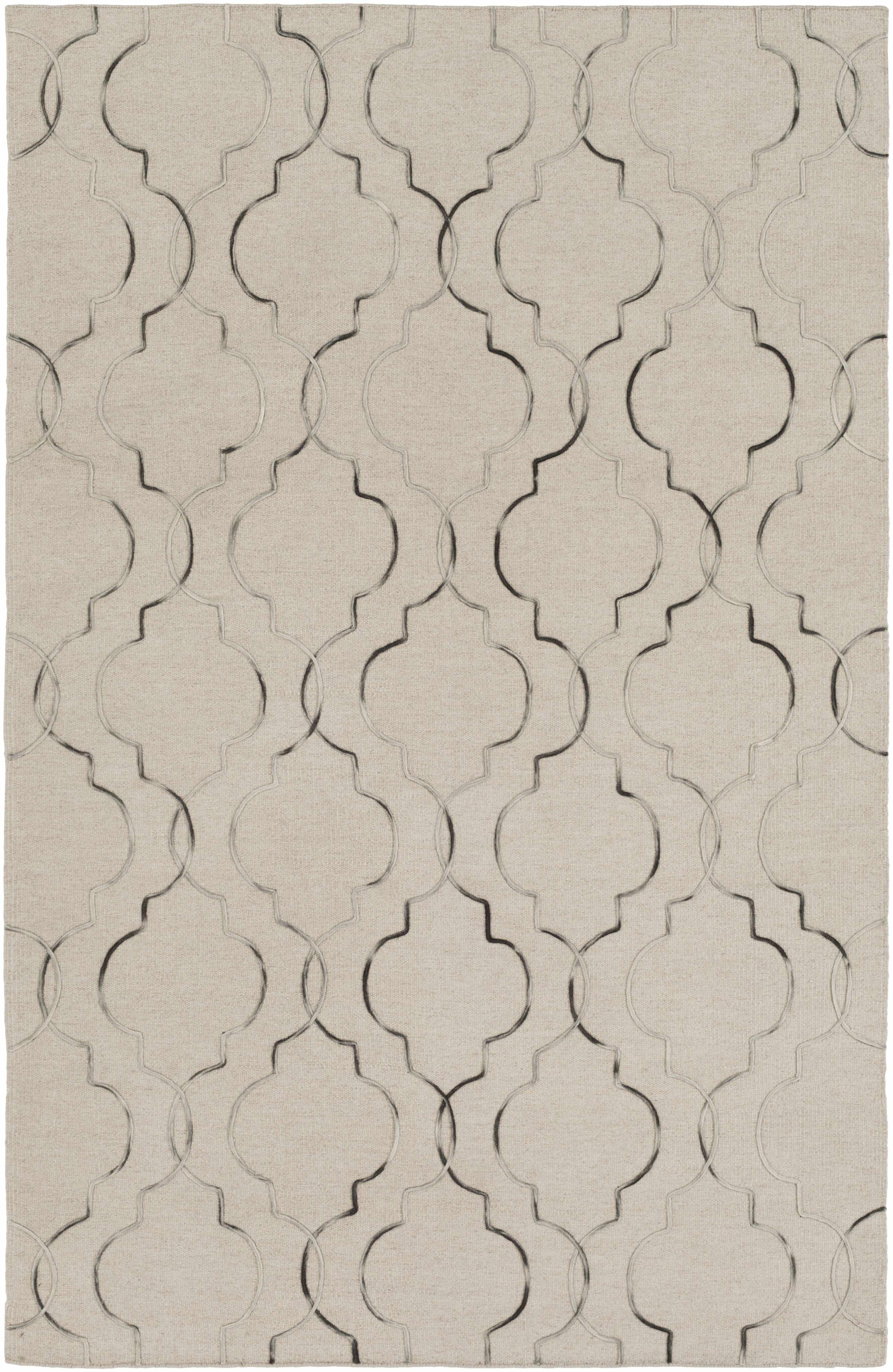 Taupe Hand Woven 100% Wool Global Rectangle Handmade rug, Indoor use only, no fringe, non-washable. runner also available