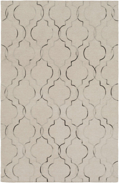 Taupe Hand Woven 100% Wool Global Rectangle Handmade rug, Indoor use only, no fringe, non-washable. runner also available