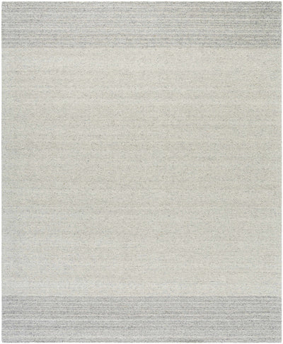 Ivory Hand Loomed 100% Wool Cottage Rectangle Handmade rug, Indoor use only, no fringe, non-washable.