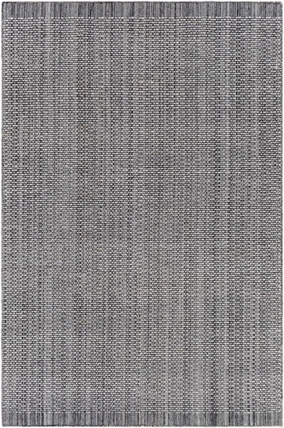 Charcoal Hand Loomed 100% Recycled PET Yarn Cottage Rectangle Handmade rug, Indoor use only, no fringe, non-washable. runner also available