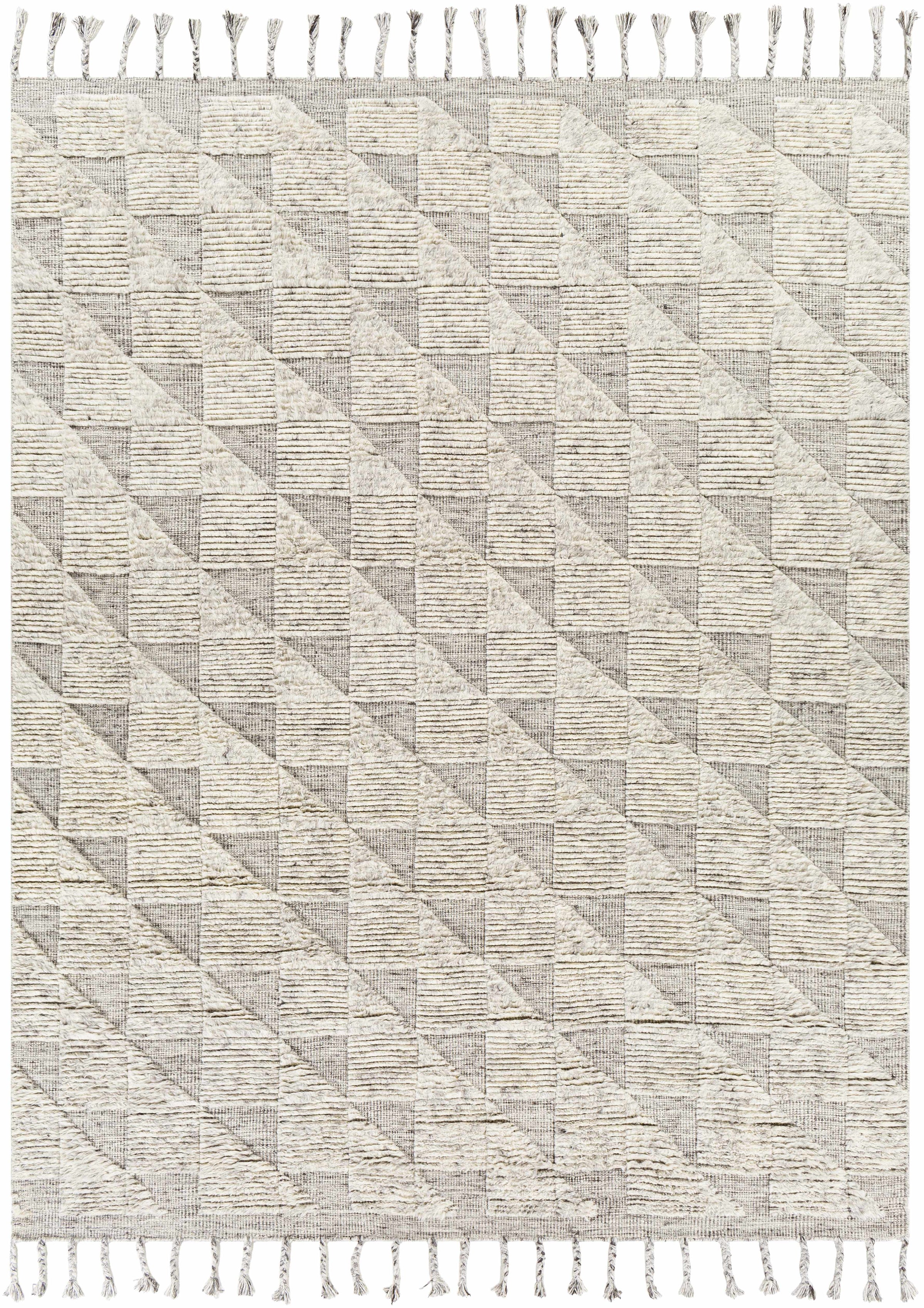 Dark Brown Hand Knotted 100% Wool Global Rectangle Handmade rug, Indoor use only, has fringe, non-washable.