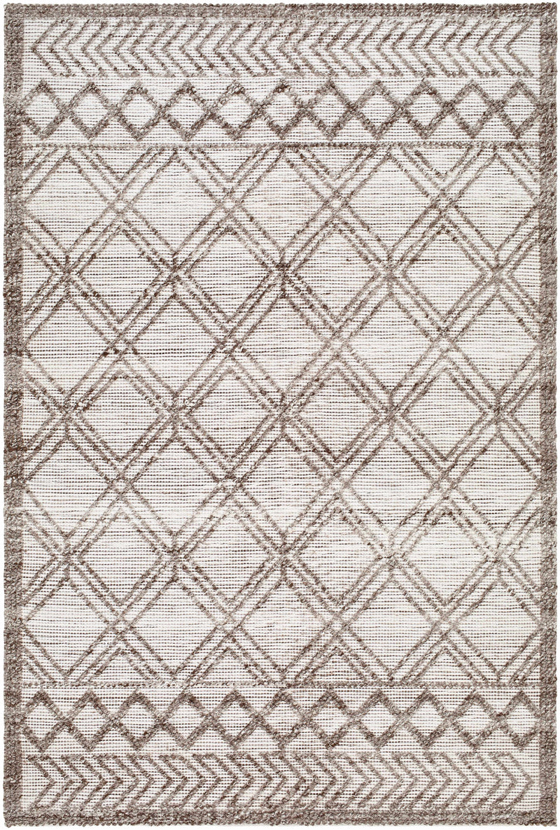 Beige Hand Woven 100% Recycled PET Yarn Global Rectangle Handmade rug, Indoor use only, no fringe, non-washable. runner also available