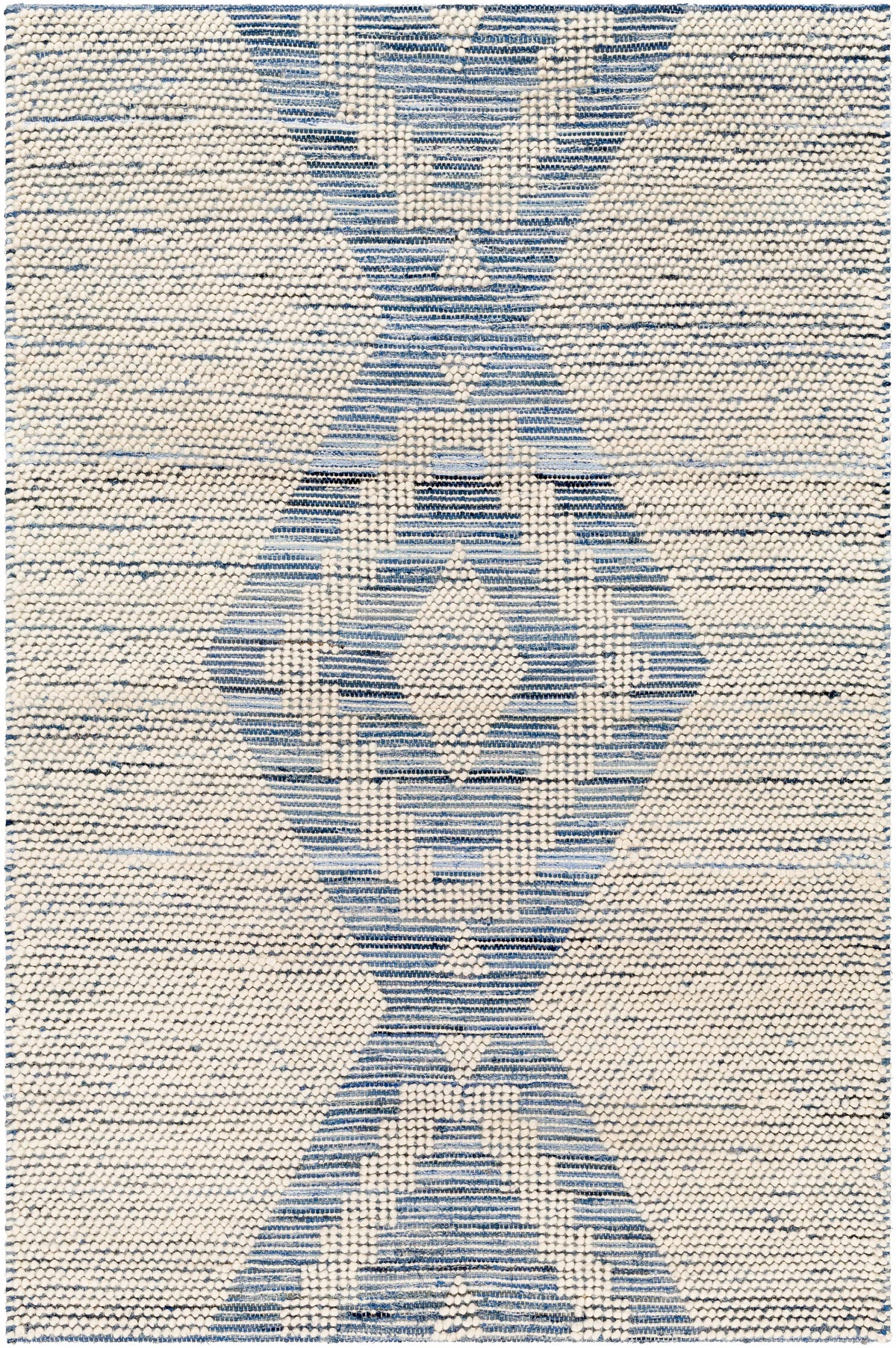 Beige Hand Woven 70% Cotton, 30% Wool Global Rectangle Handmade rug, Indoor use only, no fringe, non-washable. runner also available