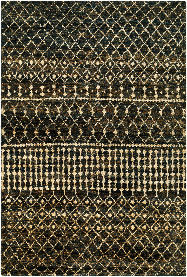 Wheat Hand Knotted 100% Jute Global Rectangle Handmade rug, Indoor use only, no fringe, non-washable.