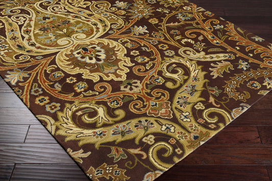 Alfombra de lana hecha a mano Ancient Treasures A-141 de 2,7 x 3,6 m