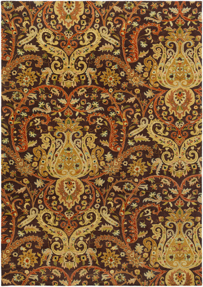 Alfombra de lana hecha a mano Ancient Treasures A-141 de 2,7 x 3,6 m
