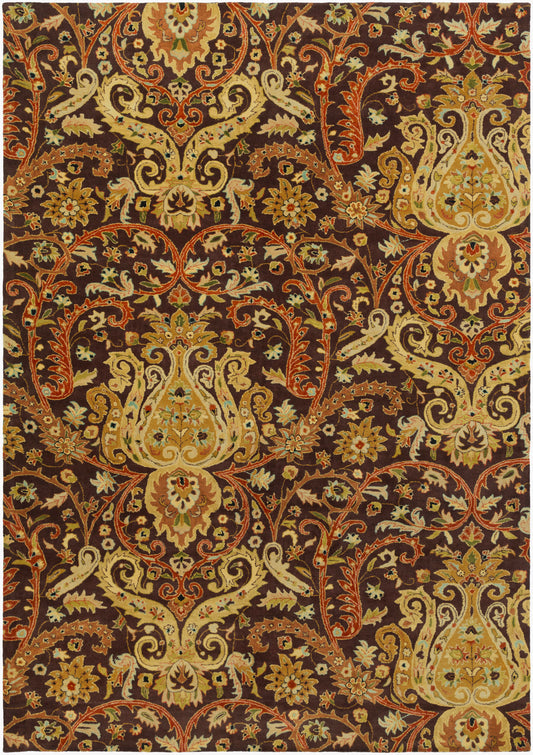 Alfombra de lana hecha a mano Ancient Treasures A-141 de 2,7 x 3,6 m