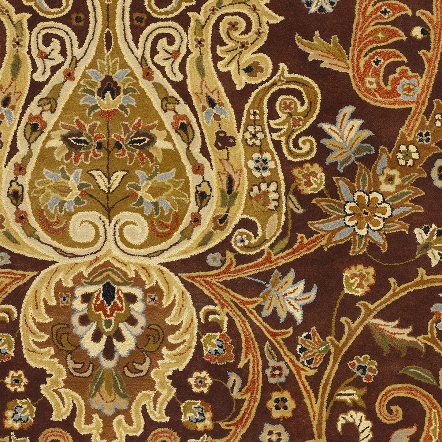 Alfombra de lana hecha a mano Ancient Treasures A-141 de 2,7 x 3,6 m
