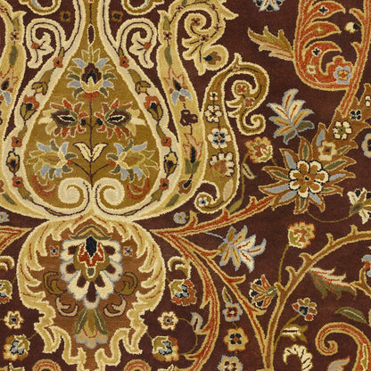 Alfombra de lana hecha a mano Ancient Treasures A-141 de 2,7 x 3,6 m