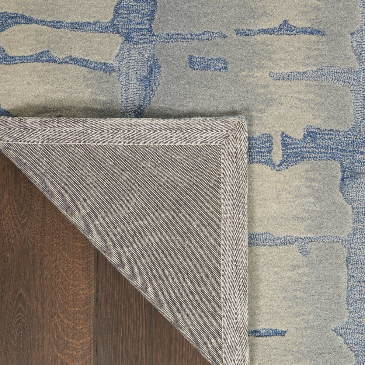 Symmetry SMM04 Blue Grey Tufted Rug