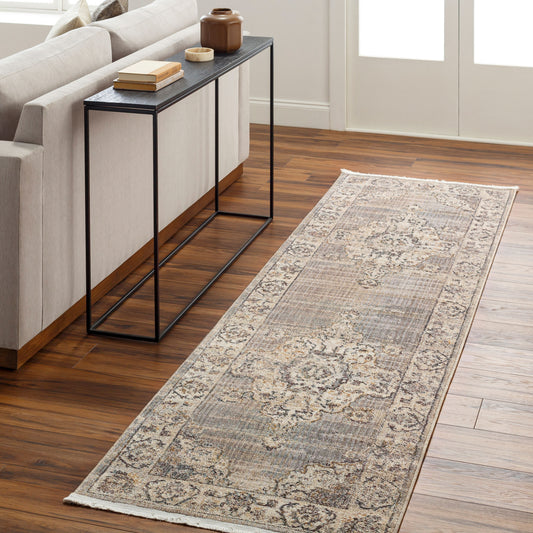Aida AAD-2301 9ft Runner Machine Woven Runner Rug