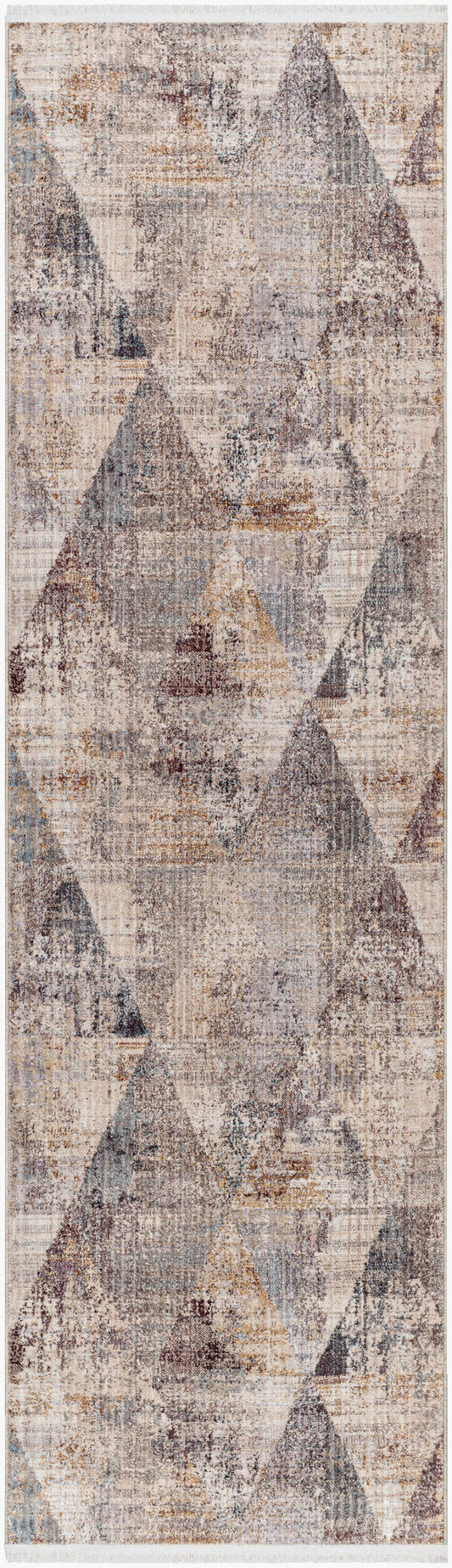 Aida AAD-2308 9ft Runner Machine Woven Runner Rug