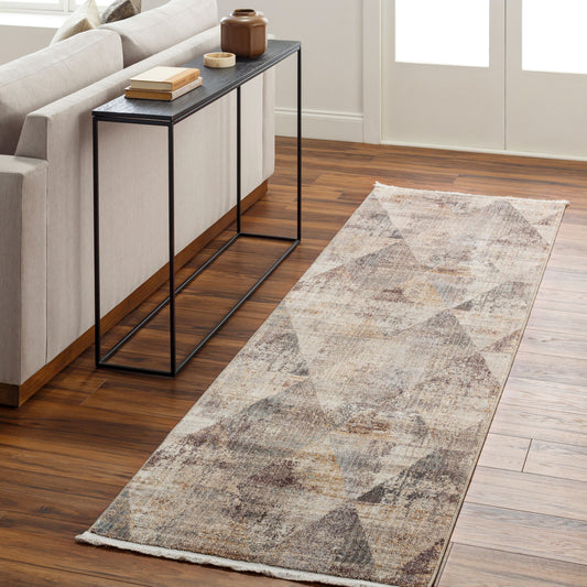 Aida AAD-2308 9ft Runner Machine Woven Runner Rug