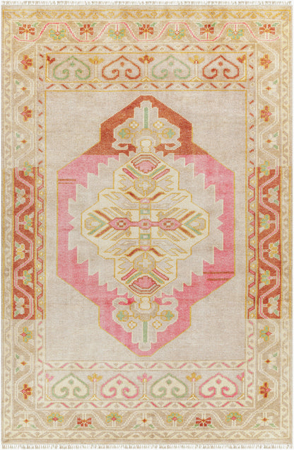 Alfombra hecha a mano Anadolu AAU-2302 de 1,83 m x 2,74 m