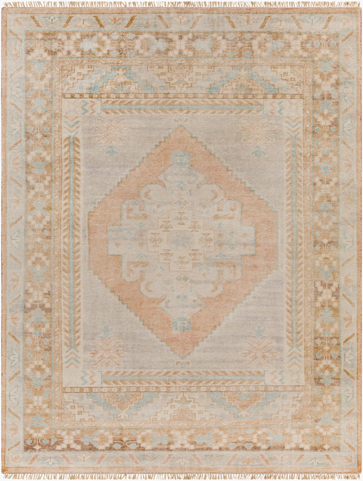 Alfombra hecha a mano Anadolu AAU-2306 de 8' x 10'
