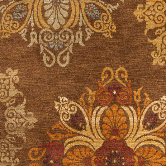 Alfombra decorativa tejida a máquina Arabesque ABS-3002 de 90 x 150 cm