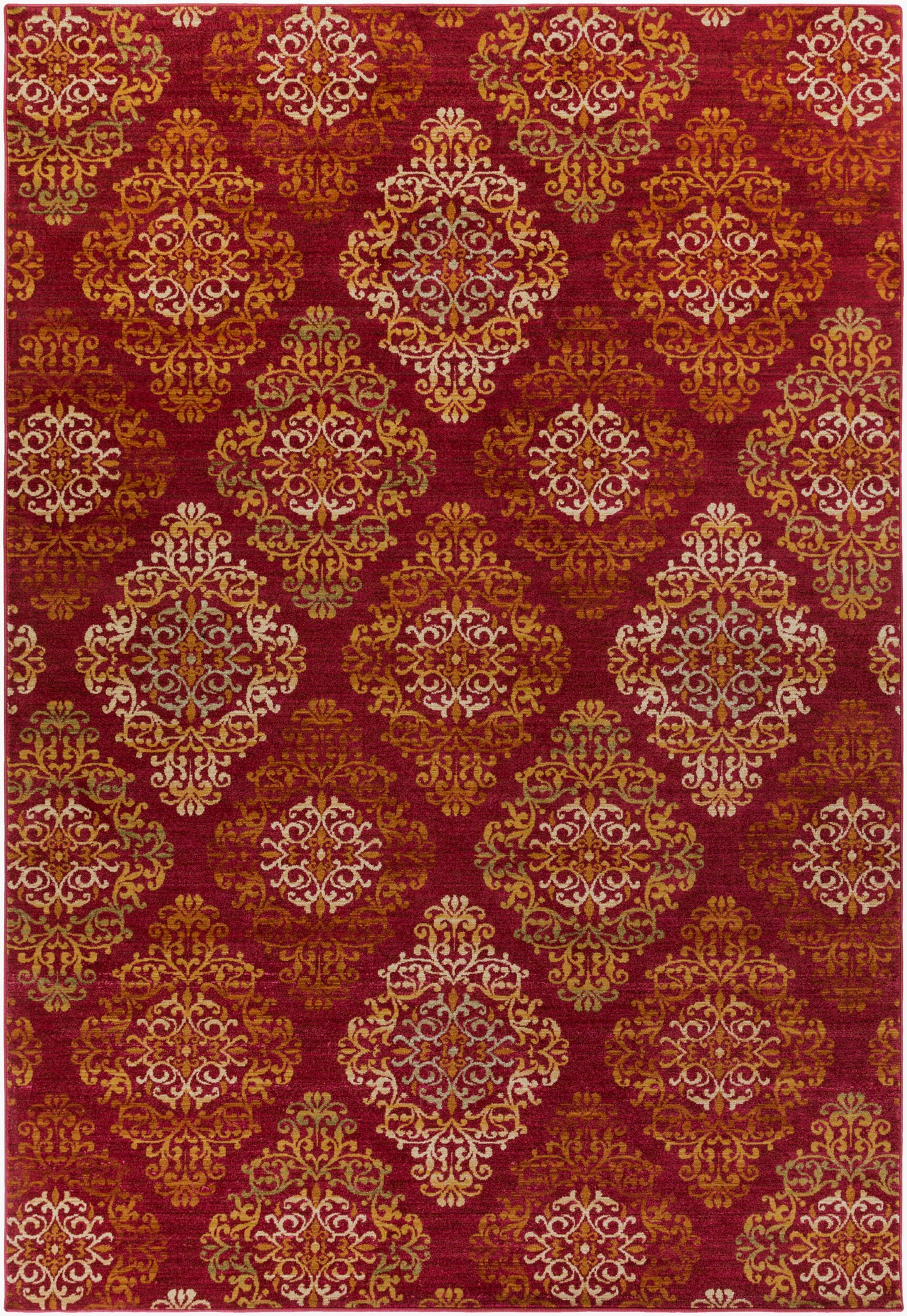 Alfombra tejida a máquina Arabesque ABS-3014 de 2,7 x 3,6 m