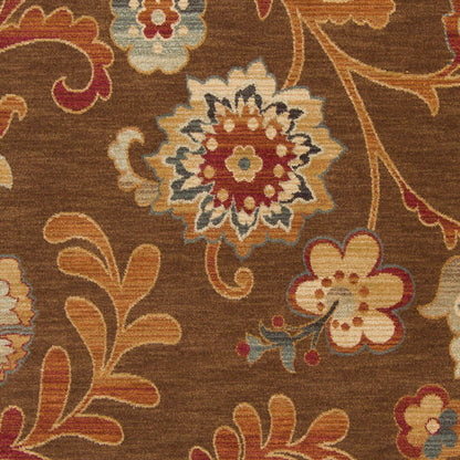 Alfombra decorativa tejida a máquina Arabesque ABS-3016 de 2' x 3'