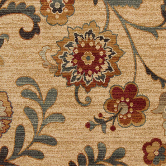Alfombra decorativa tejida a máquina Arabesque ABS-3027 de 90 x 150 cm