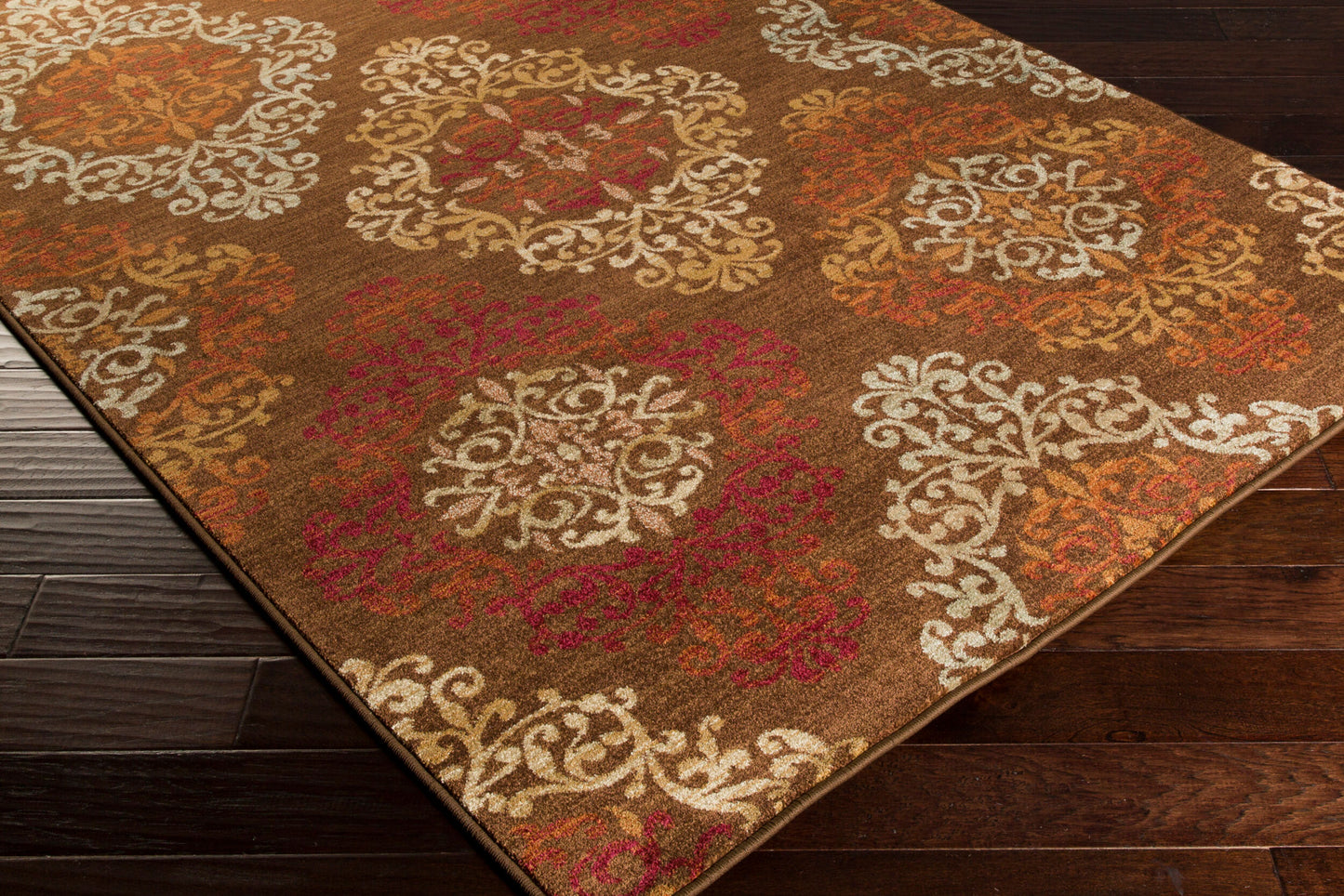 Alfombra tejida a máquina Arabesque ABS-3028 de 2,7 x 3,6 m