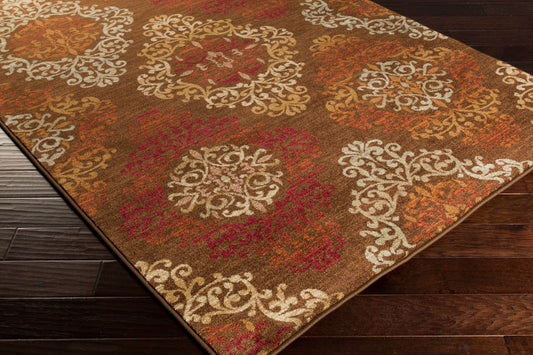 Alfombra tejida a máquina Arabesque ABS-3028 de 2,7 x 3,6 m