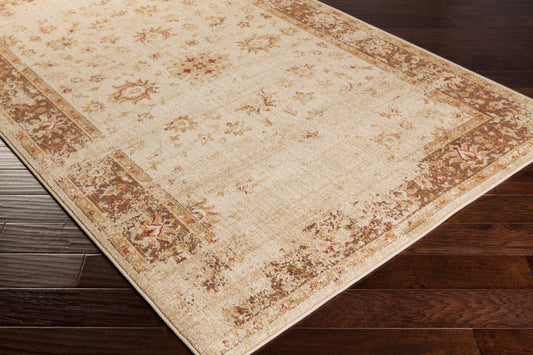 Alfombra tejida a máquina Arabesque ABS-3033 de 1,83 m x 2,74 m