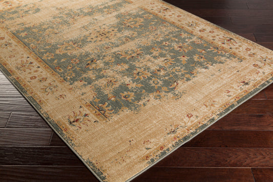 Alfombra tejida a máquina Arabesque ABS-3035 de 2,7 x 3,6 m
