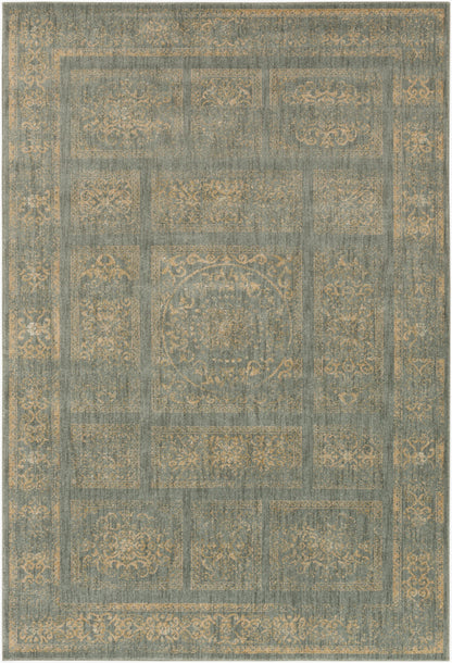 Alfombra decorativa tejida a máquina Arabesque ABS-3044 de 90 x 150 cm
