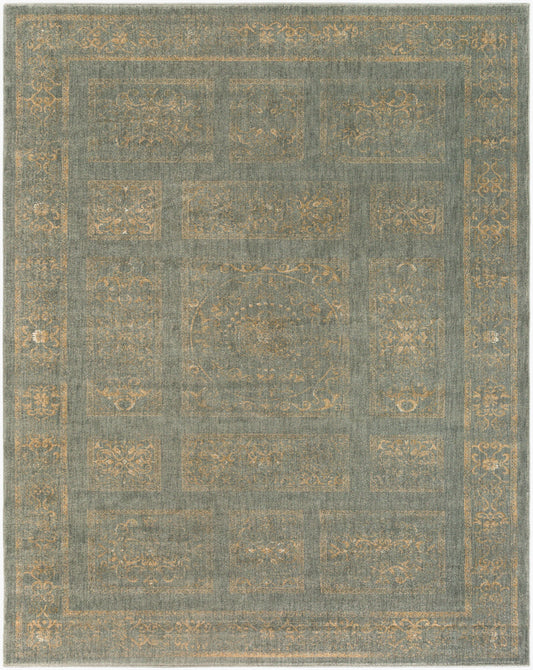 Alfombra tejida a máquina Arabesque ABS-3044 de 8' x 10'
