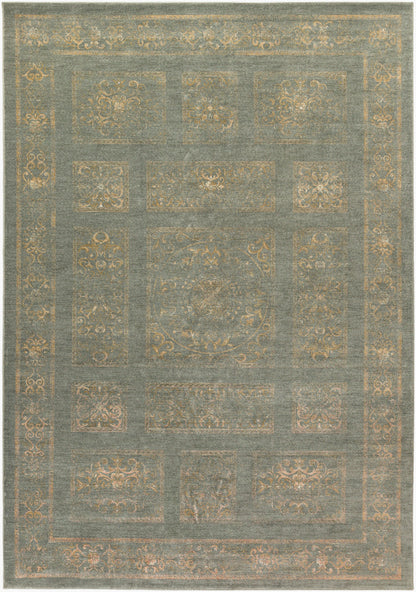 Alfombra tejida a máquina Arabesque ABS-3044 de 2,7 x 3,6 m