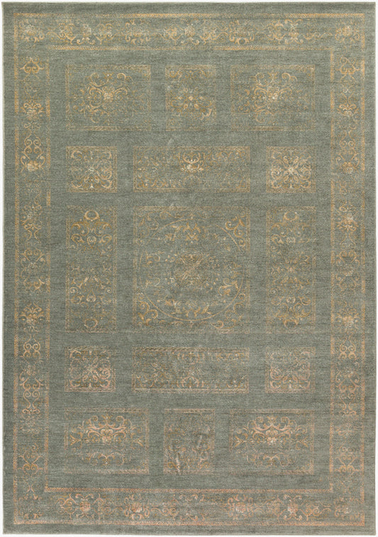Alfombra tejida a máquina Arabesque ABS-3044 de 2,7 x 3,6 m