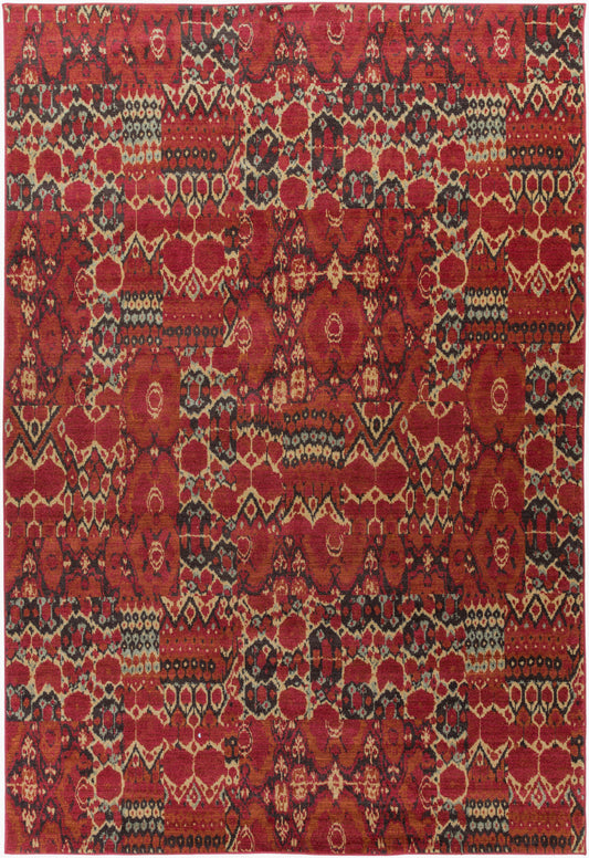 Alfombra decorativa tejida a máquina Arabesque ABS-3052 de 2' x 3'