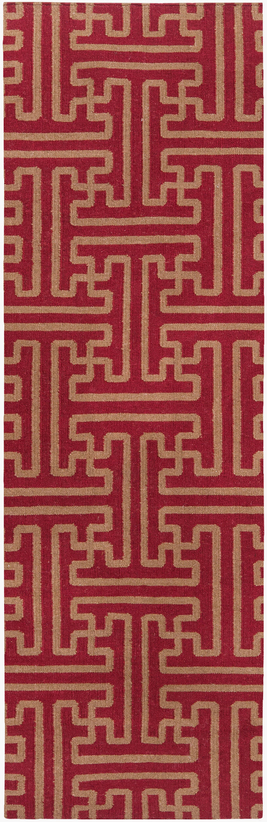 Archive ACH-1701 8ft Runner Handmade Wool Runner Rug