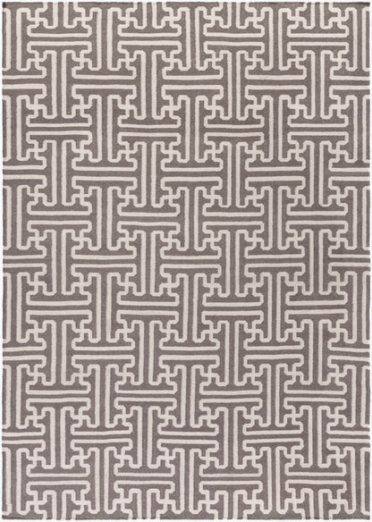 Archivo ACH-1702 Alfombra de lana hecha a mano de 8' x 11'
