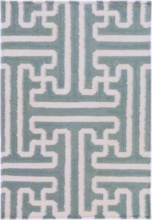 Archivo ACH-1703 Alfombra decorativa de lana hecha a mano de 3' x 5'