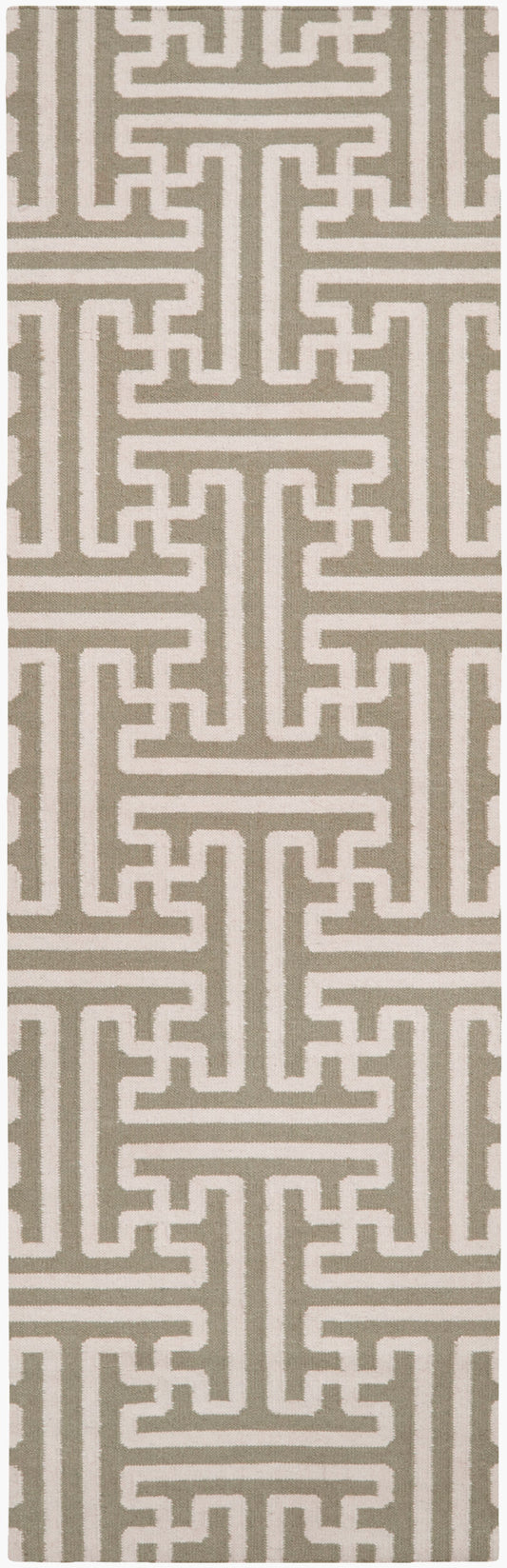 Archive ACH-1705 8ft Runner Handmade Wool Runner Rug