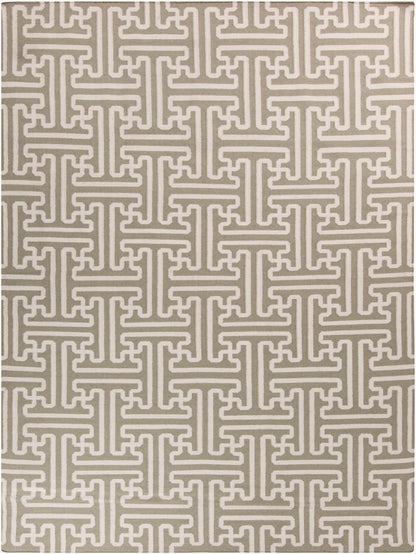 Archivo ACH-1705 Alfombra de lana hecha a mano de 8' x 11'