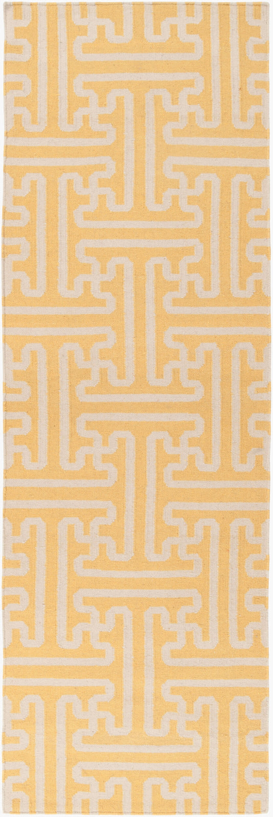 Archive ACH-1707 8ft Runner Handmade Wool Runner Rug
