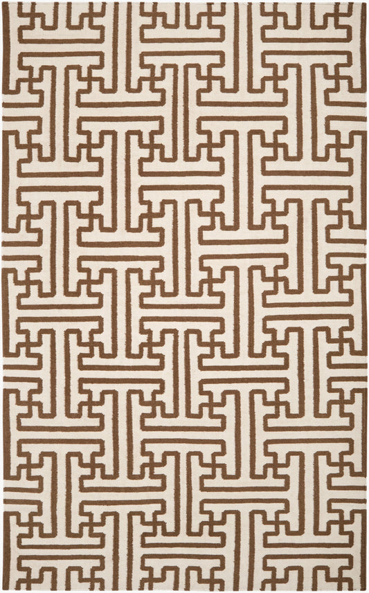 Archivo ACH-1709 Alfombra decorativa de lana hecha a mano de 3' x 5'