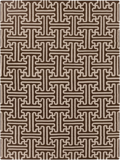 Archive ACH-1710 3' x 5' Handmade Wool Accent Rug