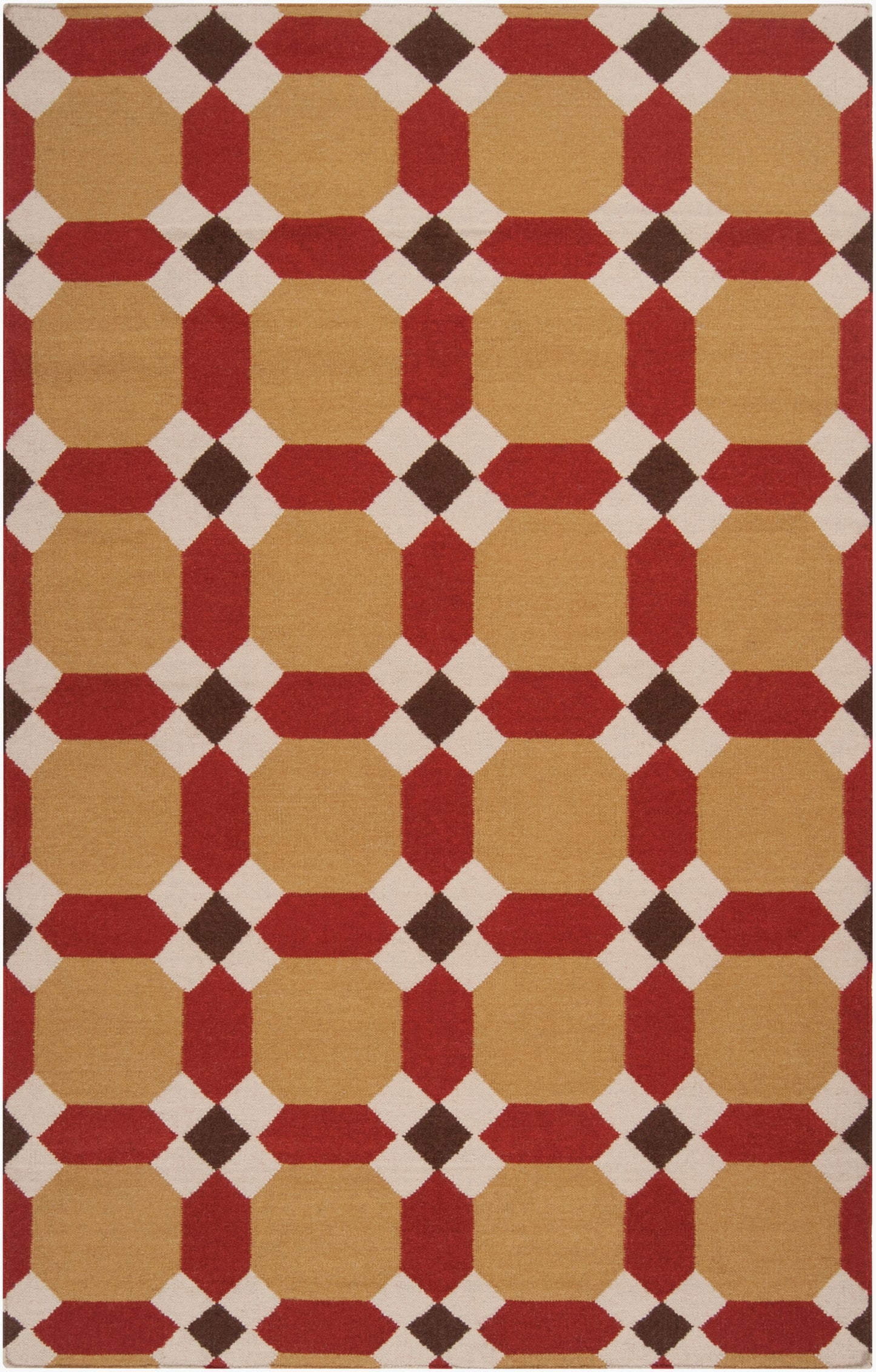 Archive ACH-1715 5' x 8' Handmade Wool Area Rug