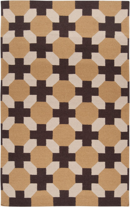 Archivo ACH-1716 Alfombra de lana hecha a mano de 1,52 m x 2,44 m