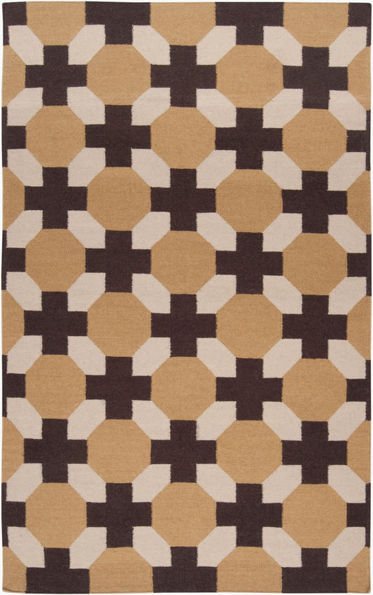 Archivo ACH-1716 Alfombra de lana hecha a mano de 1,52 m x 2,44 m