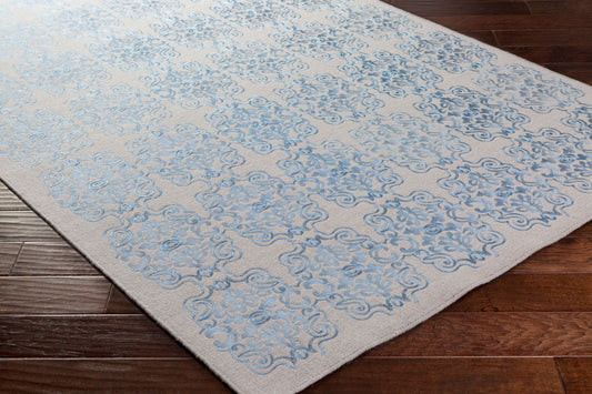 Alfombra decorativa hecha a mano Adeline ADE-6001 de 2' x 3'
