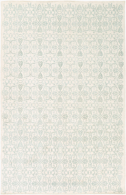 Alfombra decorativa hecha a mano Adeline ADE-6003 de 2' x 3'