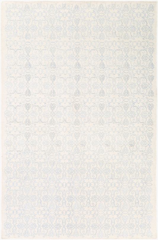 Alfombra decorativa hecha a mano Adeline ADE-6004 de 2' x 3'