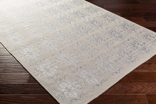 Alfombra decorativa hecha a mano Adeline ADE-6005 de 2' x 3'