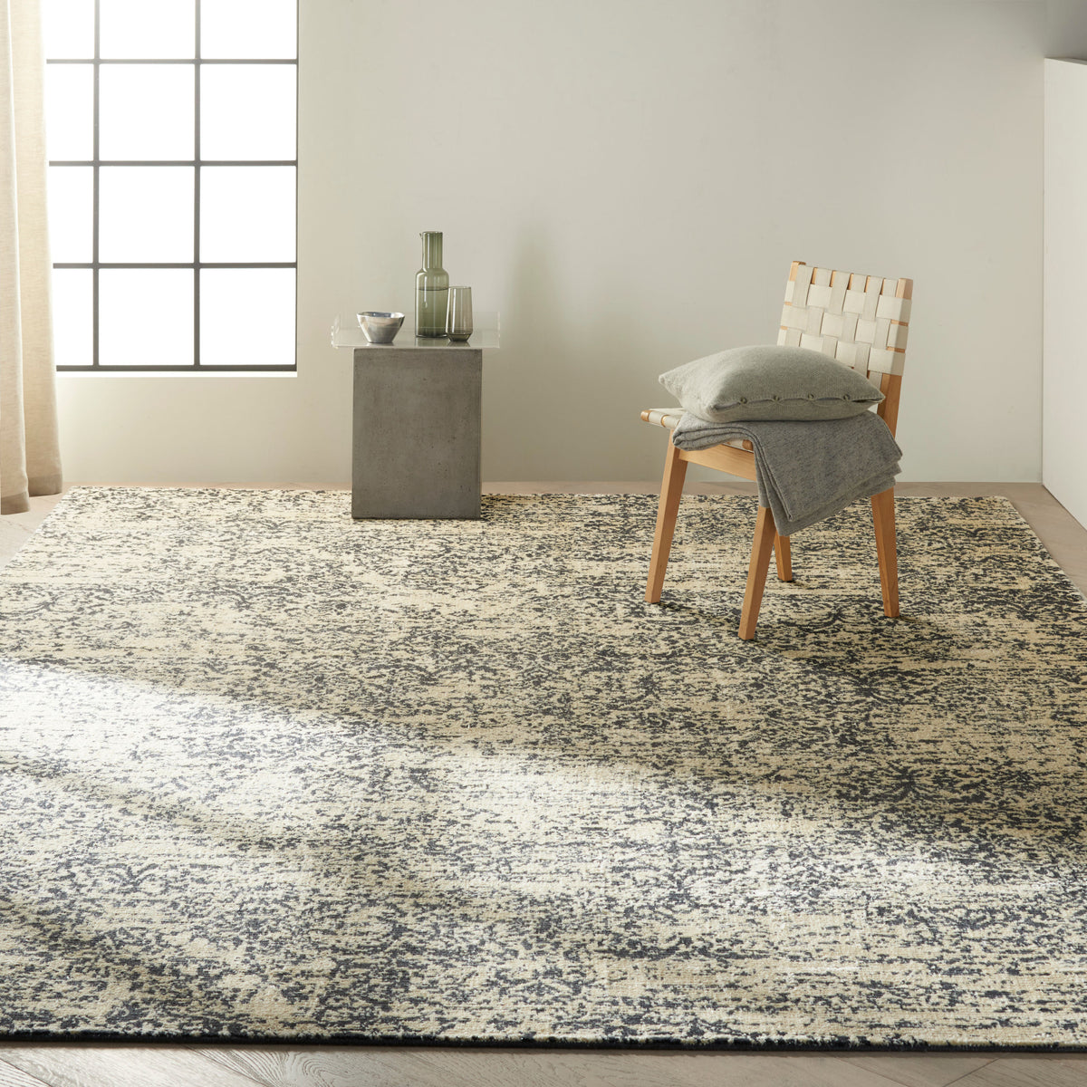 Calvin Klein Home Maya MAY08 Hematite Loomed Rug