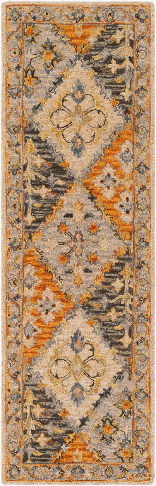 Artemis AES-2309 8ft Runner Handmade Wool Runner Rug